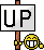 vers le haut up